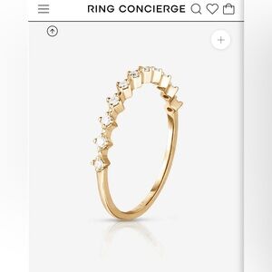 Ring Concierge Diamond &  Gold Graduated Stone Ring